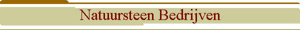 Natuursteen Bedrijven