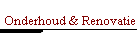 Onderhoud & Renovatie